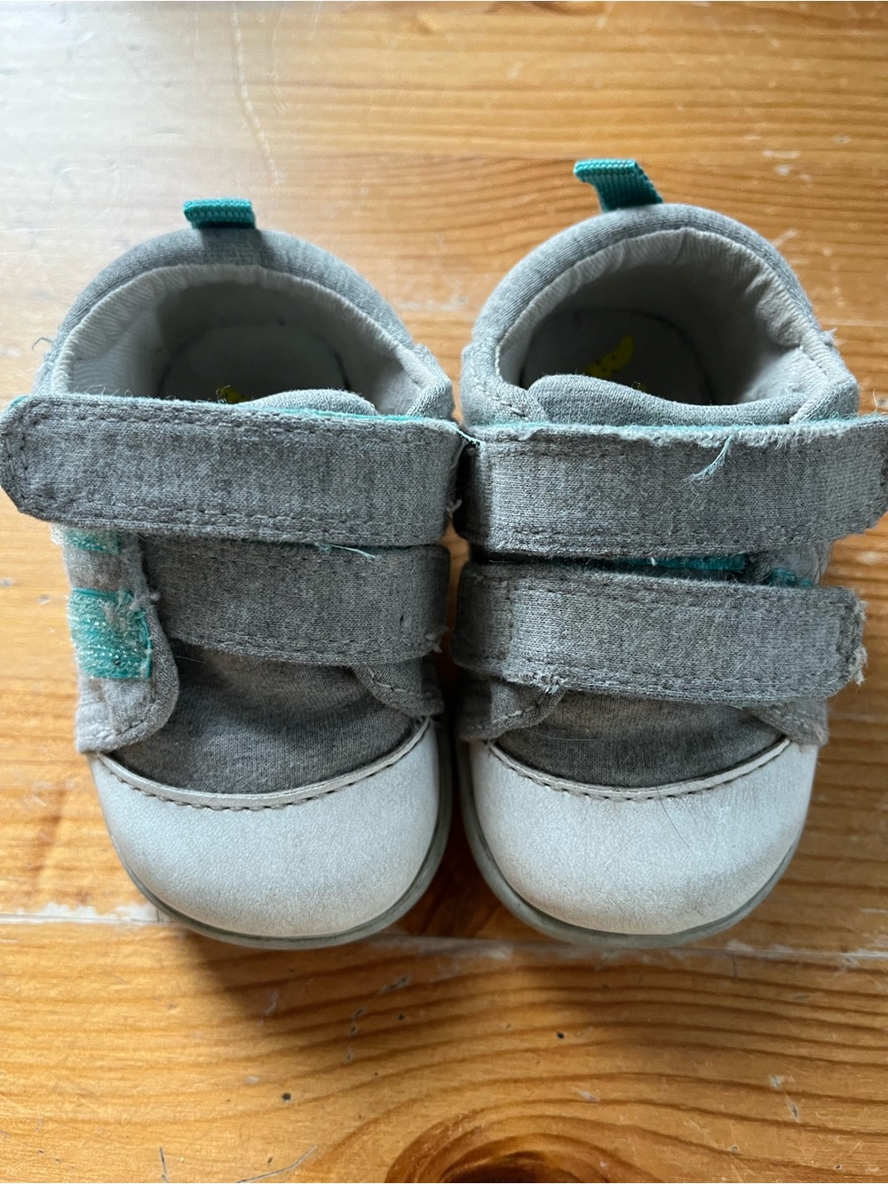 Ten Little Gray Sneakers First Walkers 4